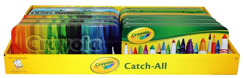 Crayola Tin Pencil Case (Crayons) / Étui à crayons en métal Crayola (crayons)