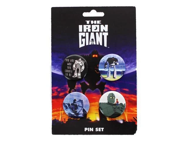 The Iron Giant Pin Button Set / Ensemble de boutons à épingle