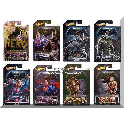 DC Hot Wheels Cars Batman v Superman (Wonder Woman Power Pistons) / Voitures Hot Wheels Batman contre Superman (Wonder Woman Power Pistons)