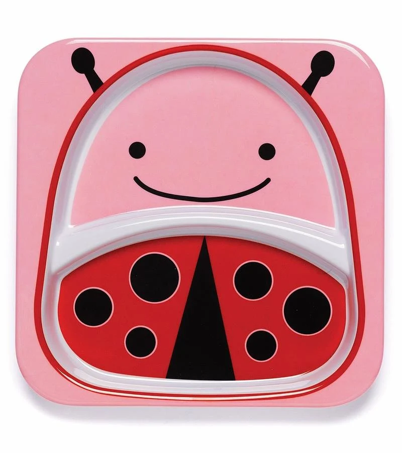 Skip Hop Divided Plate Ladybug / Coccinelle à assiette compartimentée