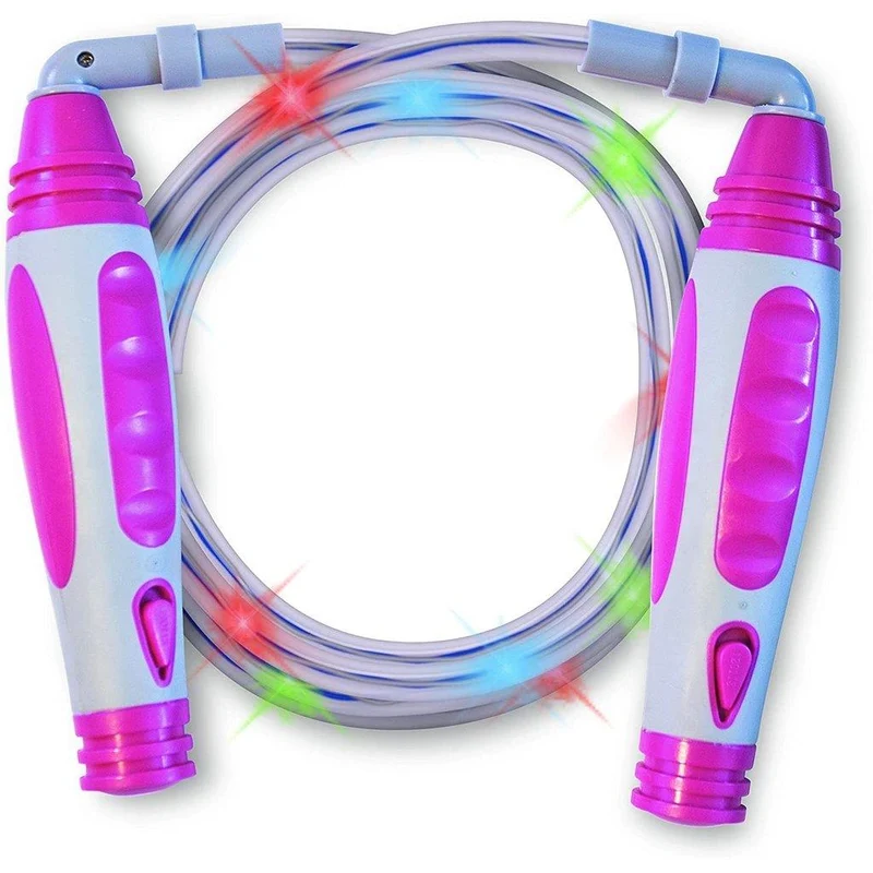 Geospace Jump Rope Sparkler LED (Pink) / Corde à sauter scintillante à DEL (rose)