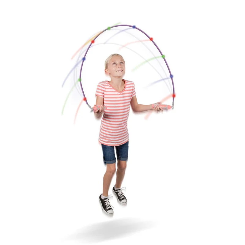 Geospace Jump Rope Sparkler LED (Pink) / Corde à sauter scintillante à DEL (rose)