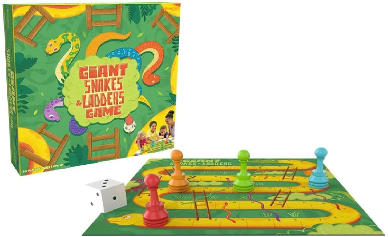 Giant Snakes And Ladders / Jeu géant de serpents et d'échelles