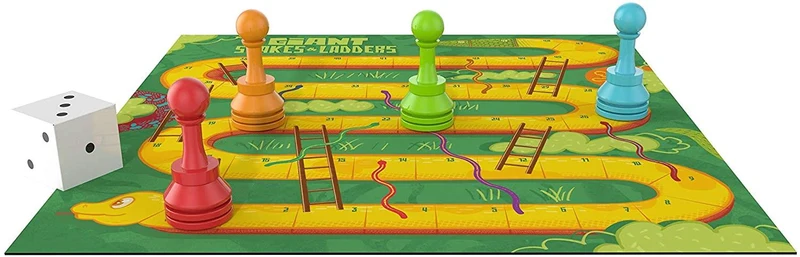 Giant Snakes And Ladders / Jeu géant de serpents et d'échelles