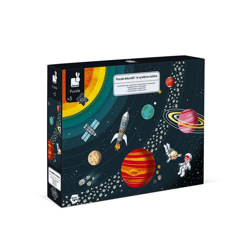 Janod Puzzle Solar System (100 pcs) / Puzzle Système solaire (100 pièces)