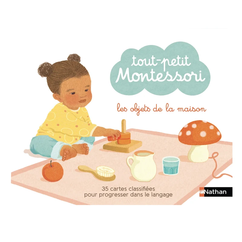 Tout petit Montessori - cartes classifiées : les objets de la maison -Nathan