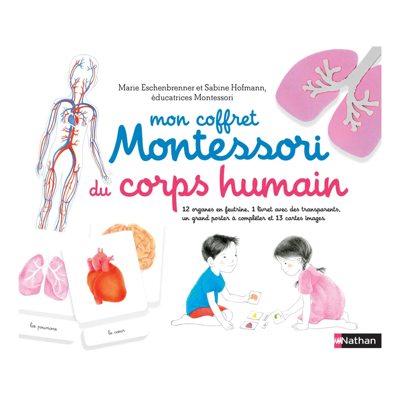 Mon coffret Montessori du corps humain -Nathan