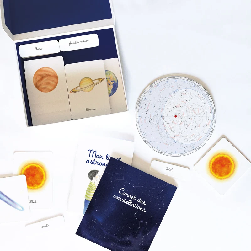 Mon coffret Montessori astronomie -Nathan