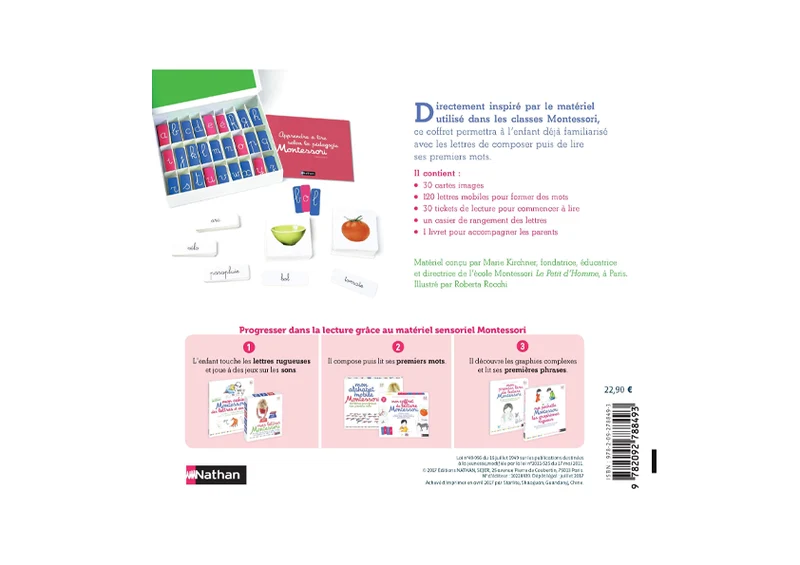 Mon coffret de lecture Montessori 3/6 ans -Nathan