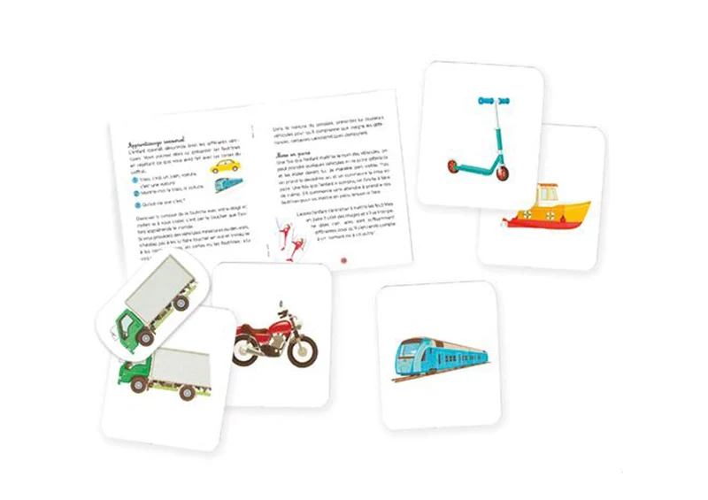 Mes véhicules en feutrines - Coffret tout petit Montessori -Nathan