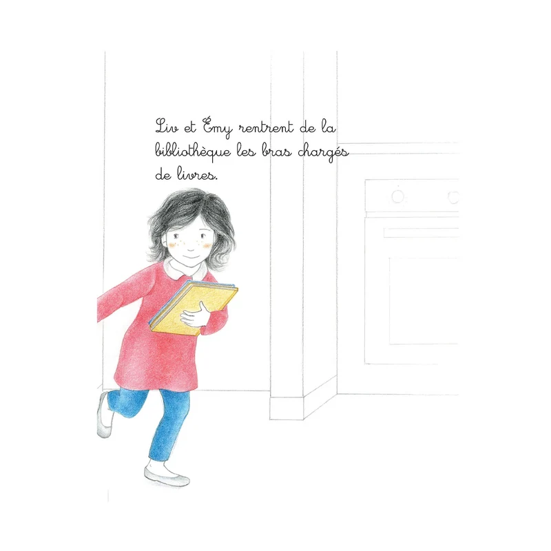 Emy ne veut pas lire - Petite histoire pédagogie Montessori -Nathan