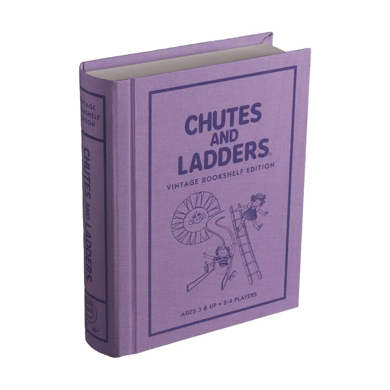 Chutes and Ladders Linen Book / Échelles et Chutes édition Livre de lin
