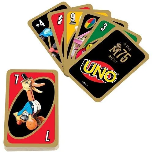 Uno 75th Anniversary Card Game / Jeu de cartes du 75e anniversaire