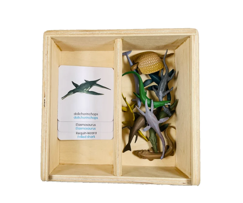 Coffret figurines la vie marine préhistorique