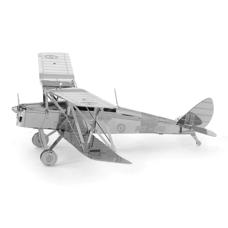 Metal Earth De Havilland Tiger Moth Plane Metal 3D Model / Modèle 3D en métal