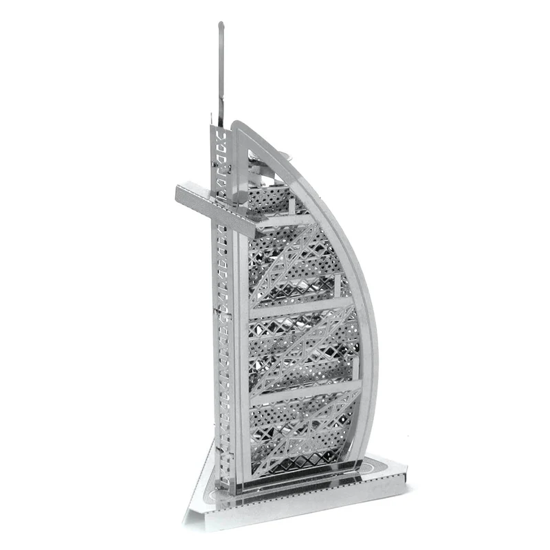 Metal Earth Burj Al Arab Metal 3D Model / Metal Earth Modèle 3D en métal du Burj Al Arab