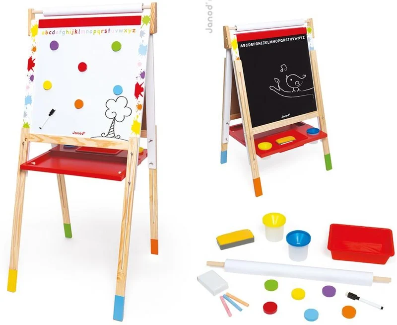 Janod Splash Adjustable Easel (Montreal, In-Store or Pickup ONLY) / Chevalet ajustable Splash (Montréal, en magasin ou ramassage SEULEMENT)