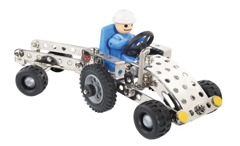Eitech C81 Basic Tractor with Trailer Construction Set / Ensemble de Construction de Tracteur de Base avec Remorque