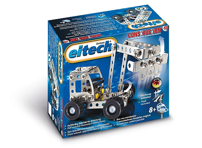 Eitech C68 Digger & Truck Building Kit / Ensemble de construction de pelleteuse et de camion