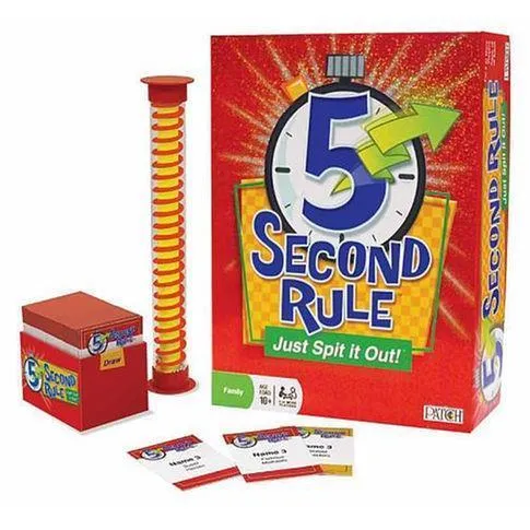 5 Second Rule / Jeu de société bilingue