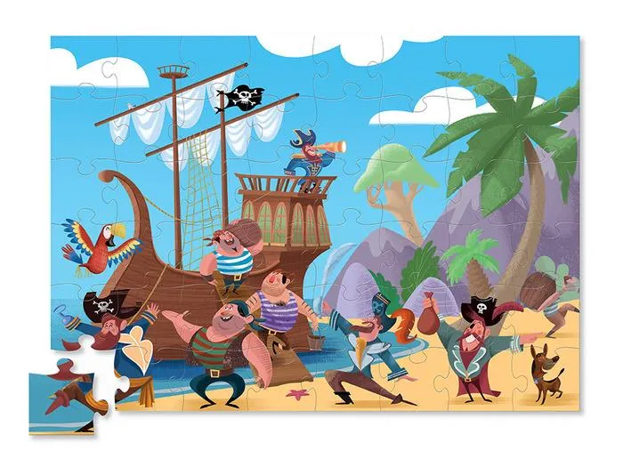 Crocodile Creek Puzzle Pirate's Treasure (48 pcs) / Crocodile Creek Puzzle Trésor de Pirate (48 pièces)