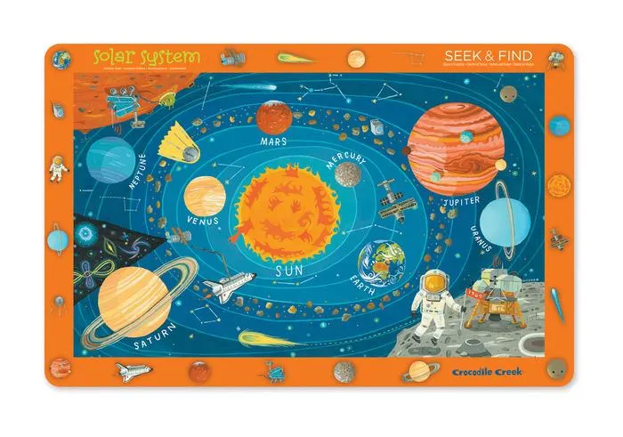 Crocodile Creek Placemat Solar System / Crocodile Creek napperon Système solaire