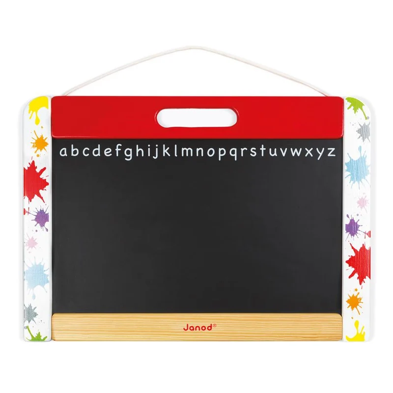 Janod Splash Wall Blackboard with letters / Tableau noir mural Janod Splash avec lettres