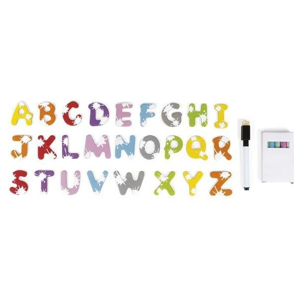 Janod Splash Wall Blackboard with letters / Tableau noir mural Janod Splash avec lettres